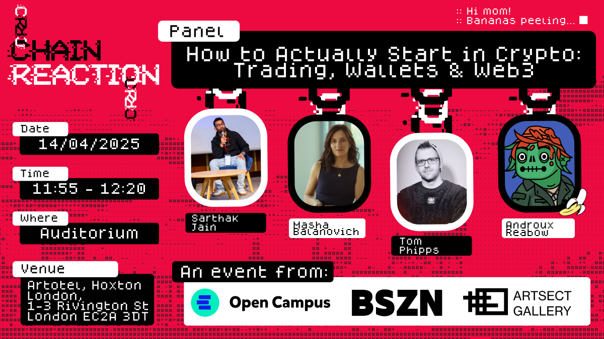 How to Actually Start in Crypto: Trading, Wallets & Web3 - ChainReaction  Event